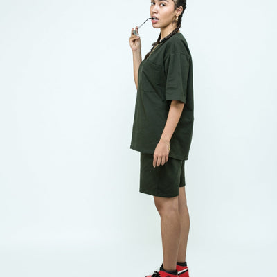 Oversized T-Shirt - Safari Kombu