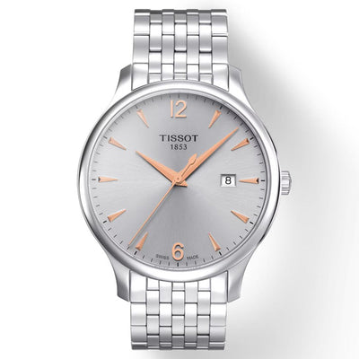 Tissot T-Classic Silver Dial Men 42mm