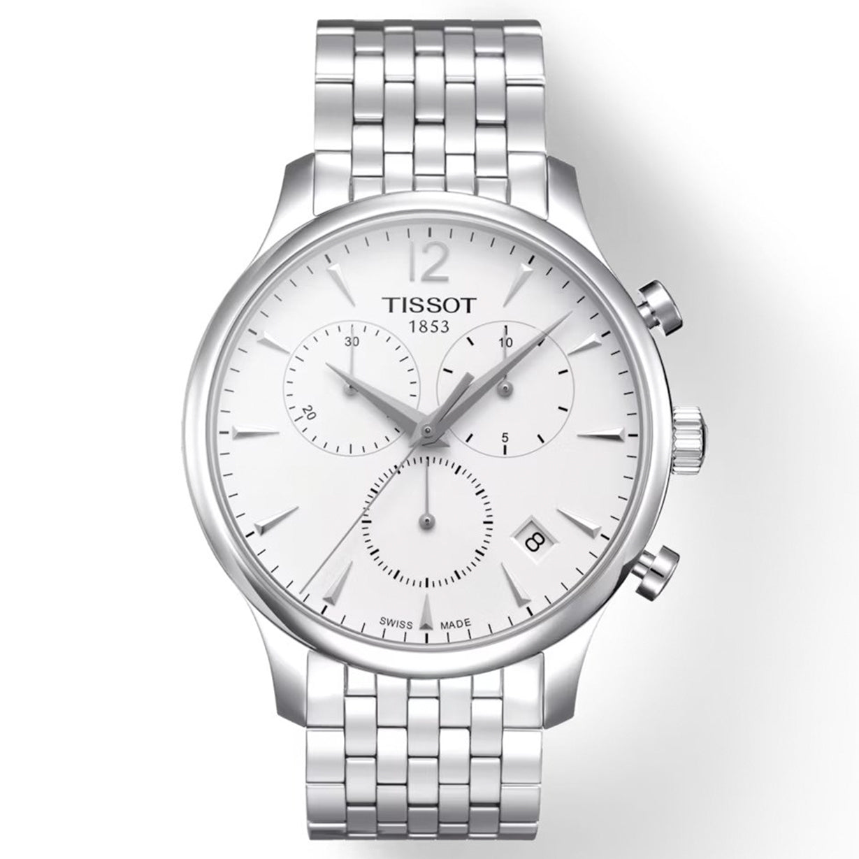 Tissot T-Classic Silver Dial Men 42mm