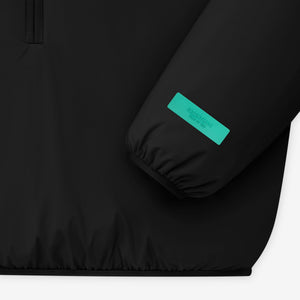 Nylon Filled Halfzip Hoodie