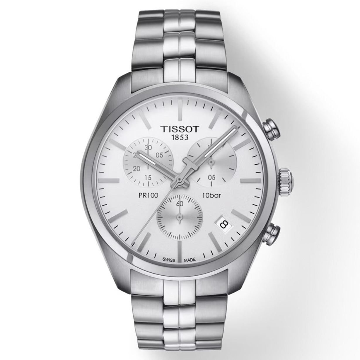 Tissot T-Classic Silver Dial Men 41mm