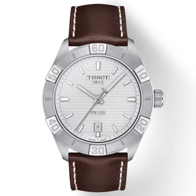 Tissot T-Classic PR100 Silver Dial Men 42mm