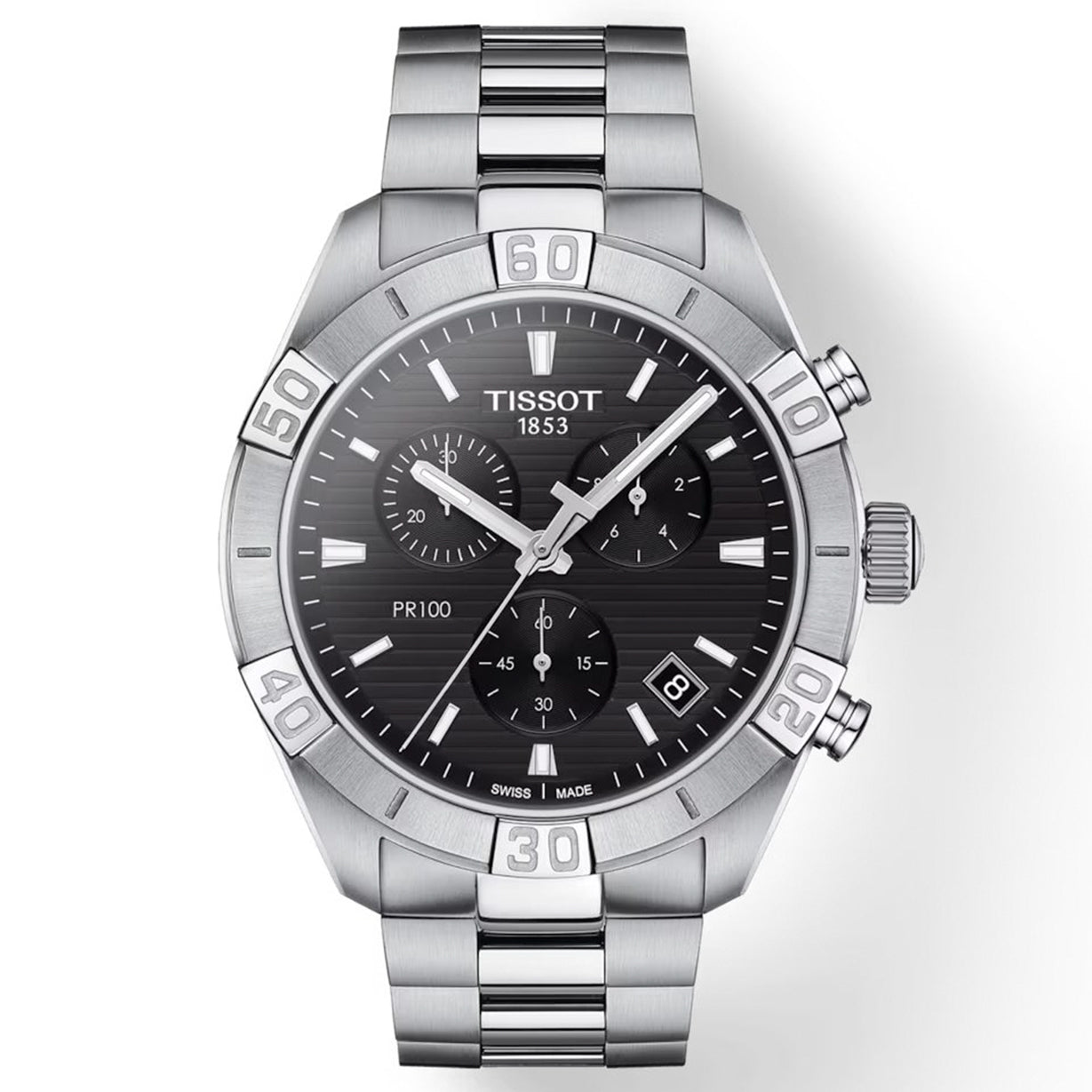 Tissot T-Classic Black Dial Men 44mm