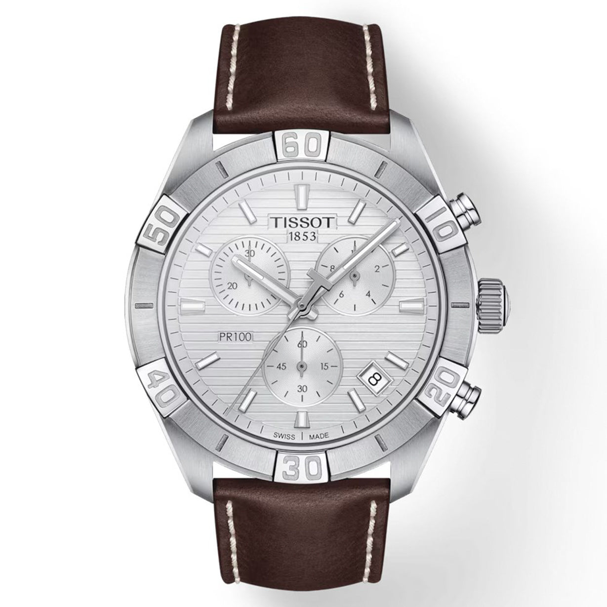 Tissot T-Classic Silver Dial Men 44mm