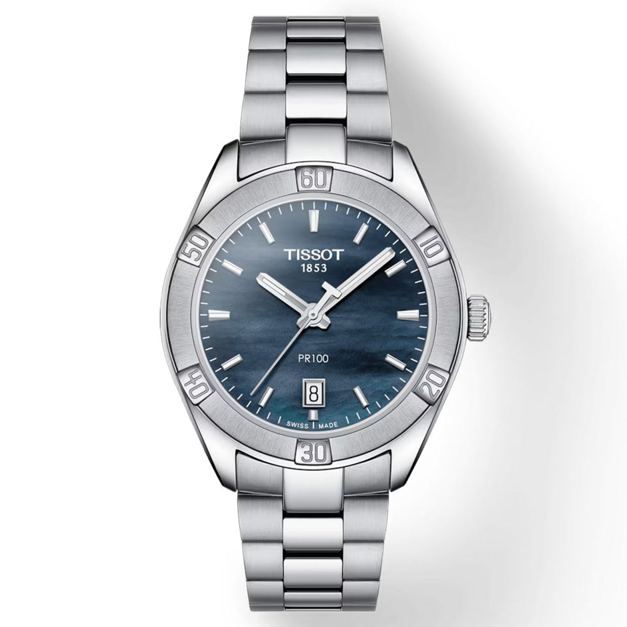 Tissot T-Classic Black Mother-Of-Pearl Dial Women 36mm