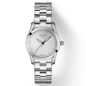 Tissot T-Lady T-Wave Silver Dial Women 30mm
