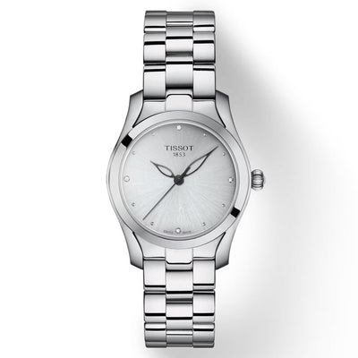Tissot T-Lady T-Wave Silver Dial Women 30mm