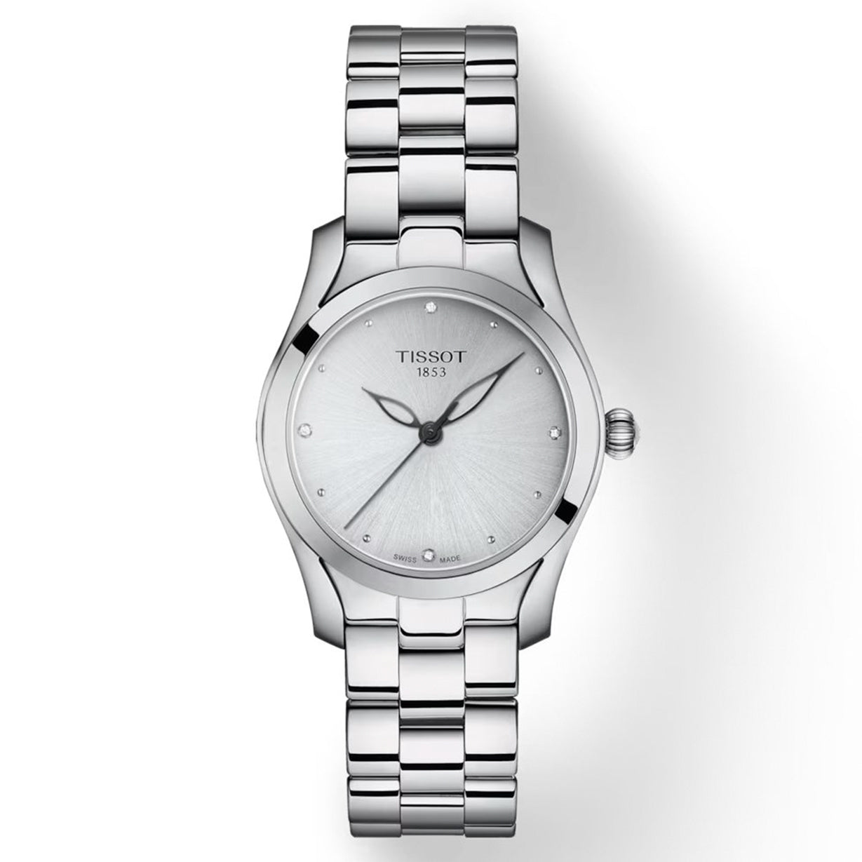 Tissot T-Lady T-Wave Silver Dial Women 30mm