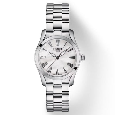 Tissot T-Lady White Mother-Of-Pearl Dial Women 30mm