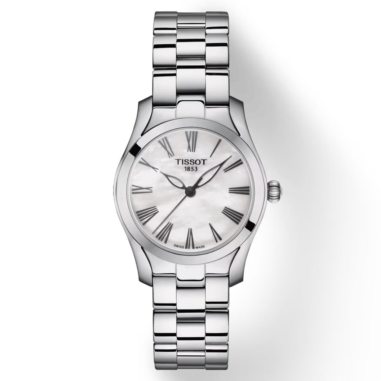Tissot T-Lady White Mother-Of-Pearl Dial Women 30mm