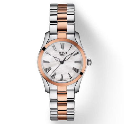 Tissot T-Lady White Mother-Of-Pearl Dial Women 30mm