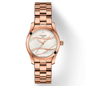 Tissot T-Lady White Mother-Of-Pearl Dial Women 30mm