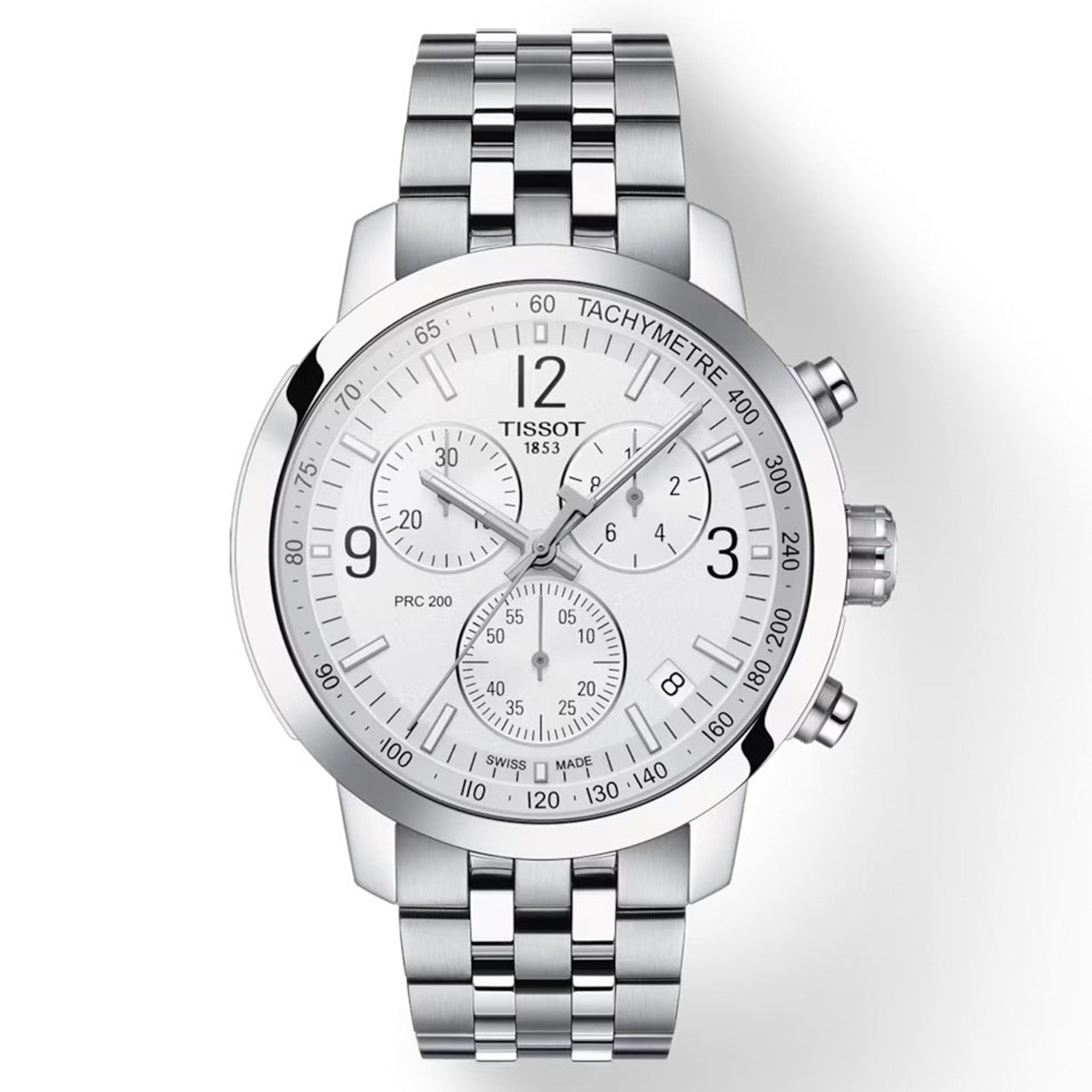 Tissot T-Sport Silver Dial Men 43mm