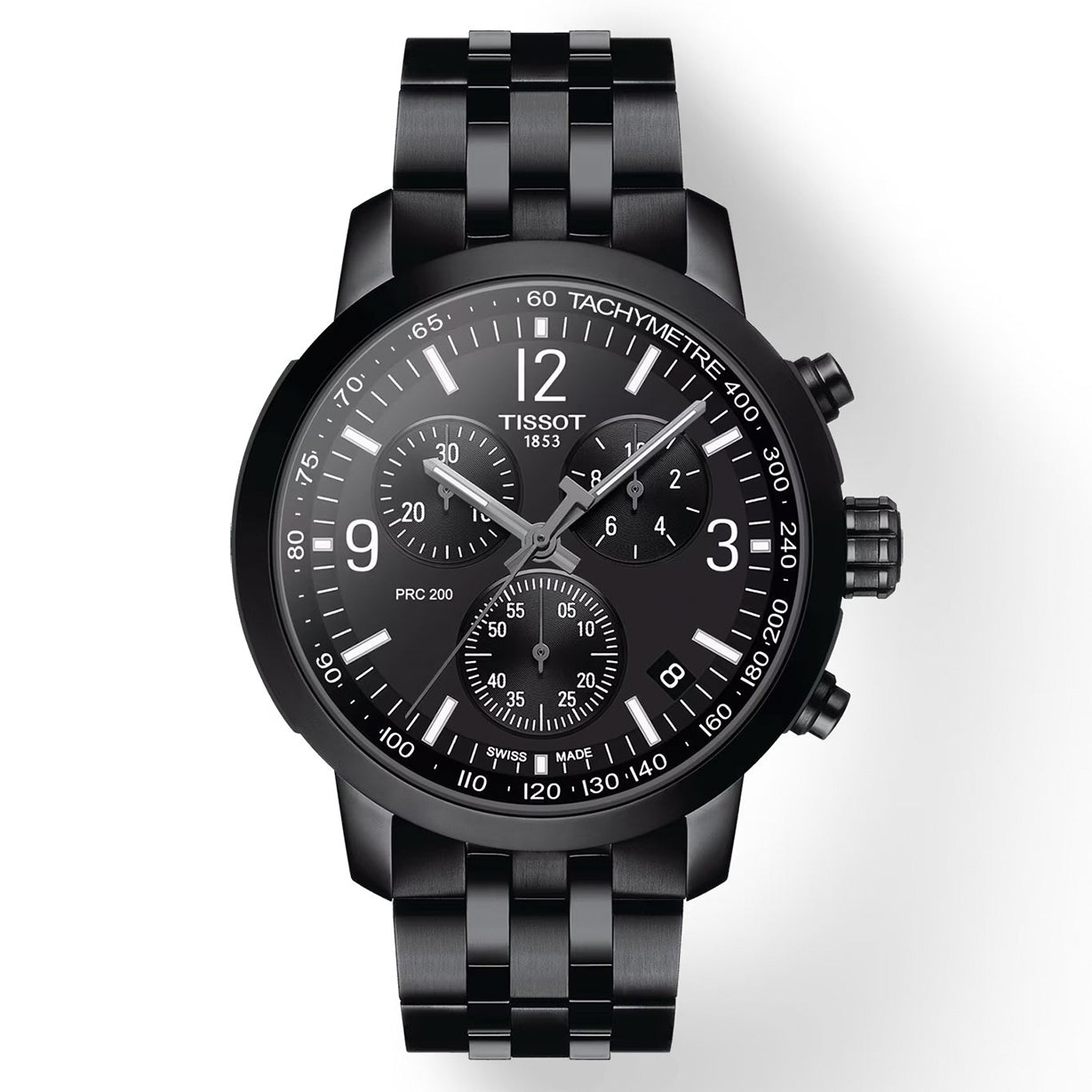 Tissot T-Sport Black Dial Men 43mm