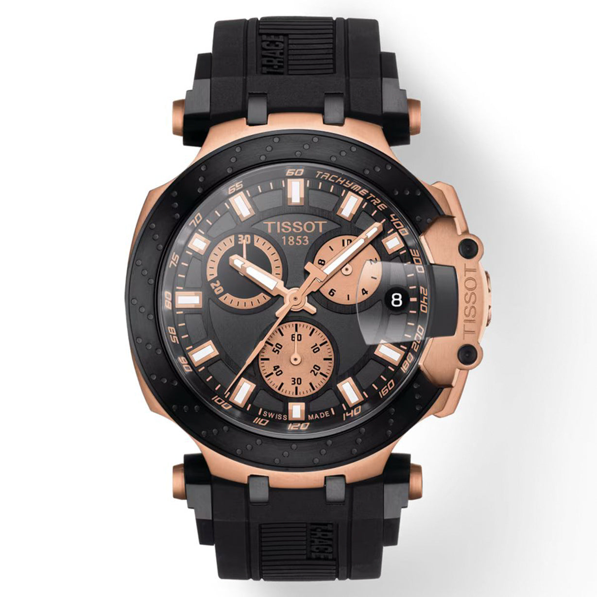 Tissot T-Sport Black Dial Men 43mm