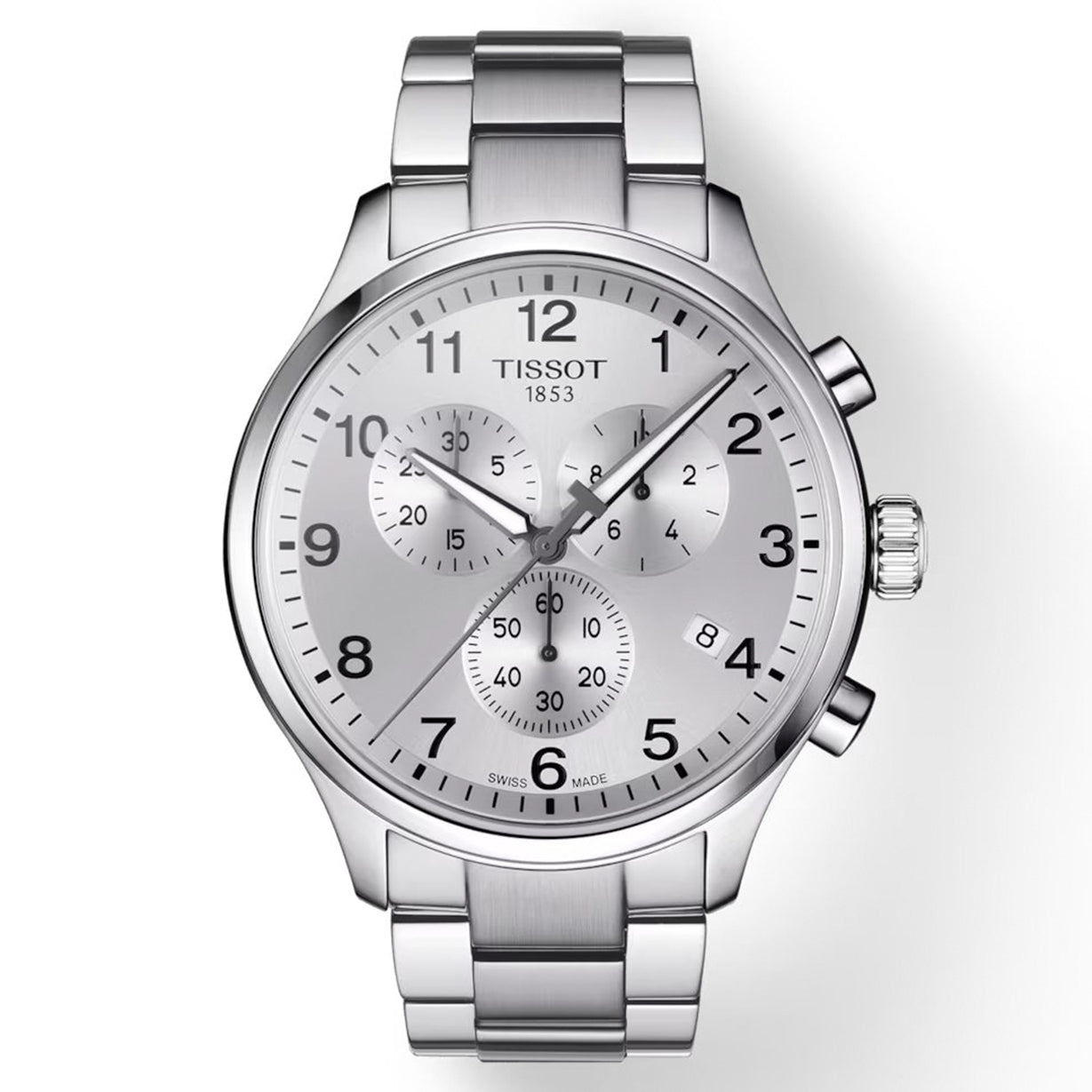 Tissot T-Sport Silver Dial Men 45mm