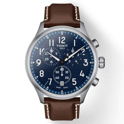 Tissot T-Sport Chrono XL Vintage Blue Dial Men 40mm