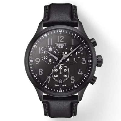 Tissot T-Sport Chrono XL Vintage Black Dial Men 45mm