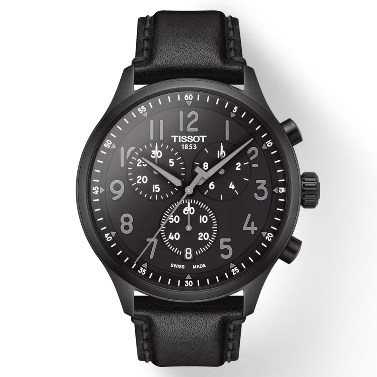 Tissot T-Sport Chrono XL Vintage Black Dial Men 45mm