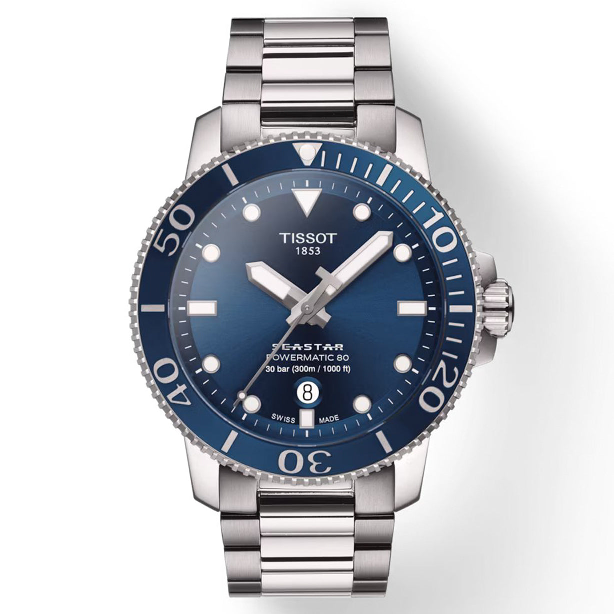 Tissot T-Sport Blue Dial Men 43mm