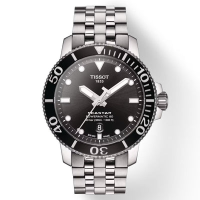 Tissot T-Sport Black Dial Men 43mm
