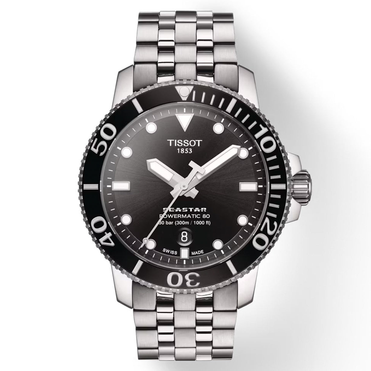 Tissot T-Sport Black Dial Men 43mm