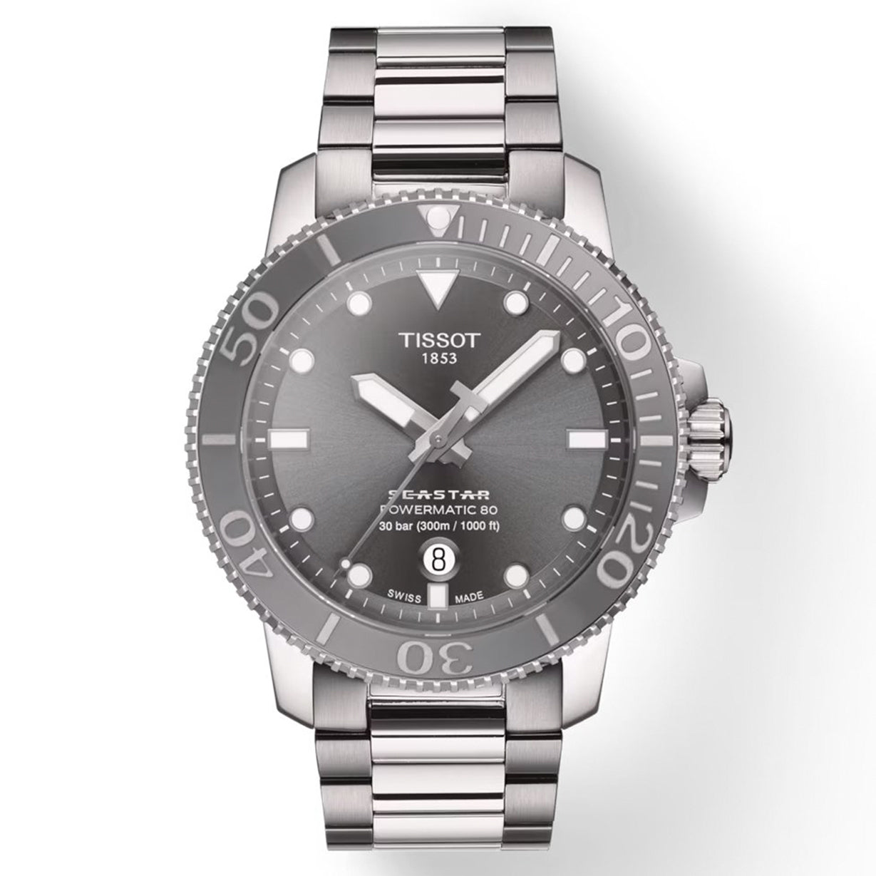 Tissot T-Sport Grey Dial Men 43mm