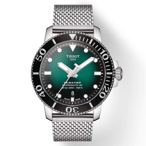 Tissot T-Sport Black & Green Dial Men 43mm