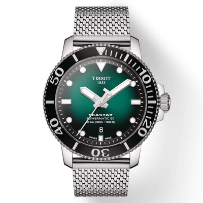 Tissot T-Sport Black & Green Dial Men 43mm