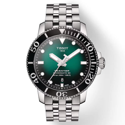 Tissot T-Sport Black & Green Dial Men 43mm T1204071109101