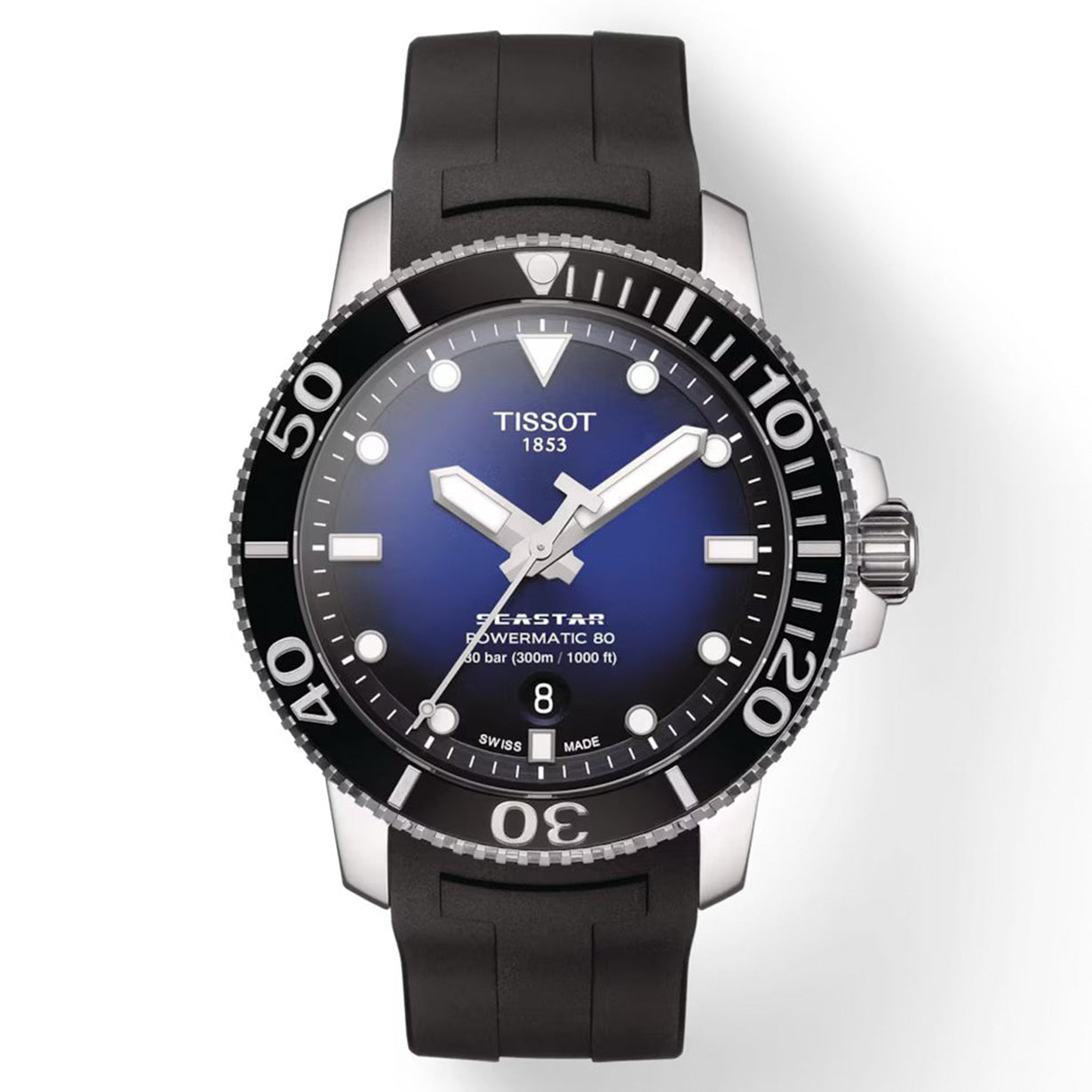 Tissot T-Sport Black & Blue Dial Men 43mm