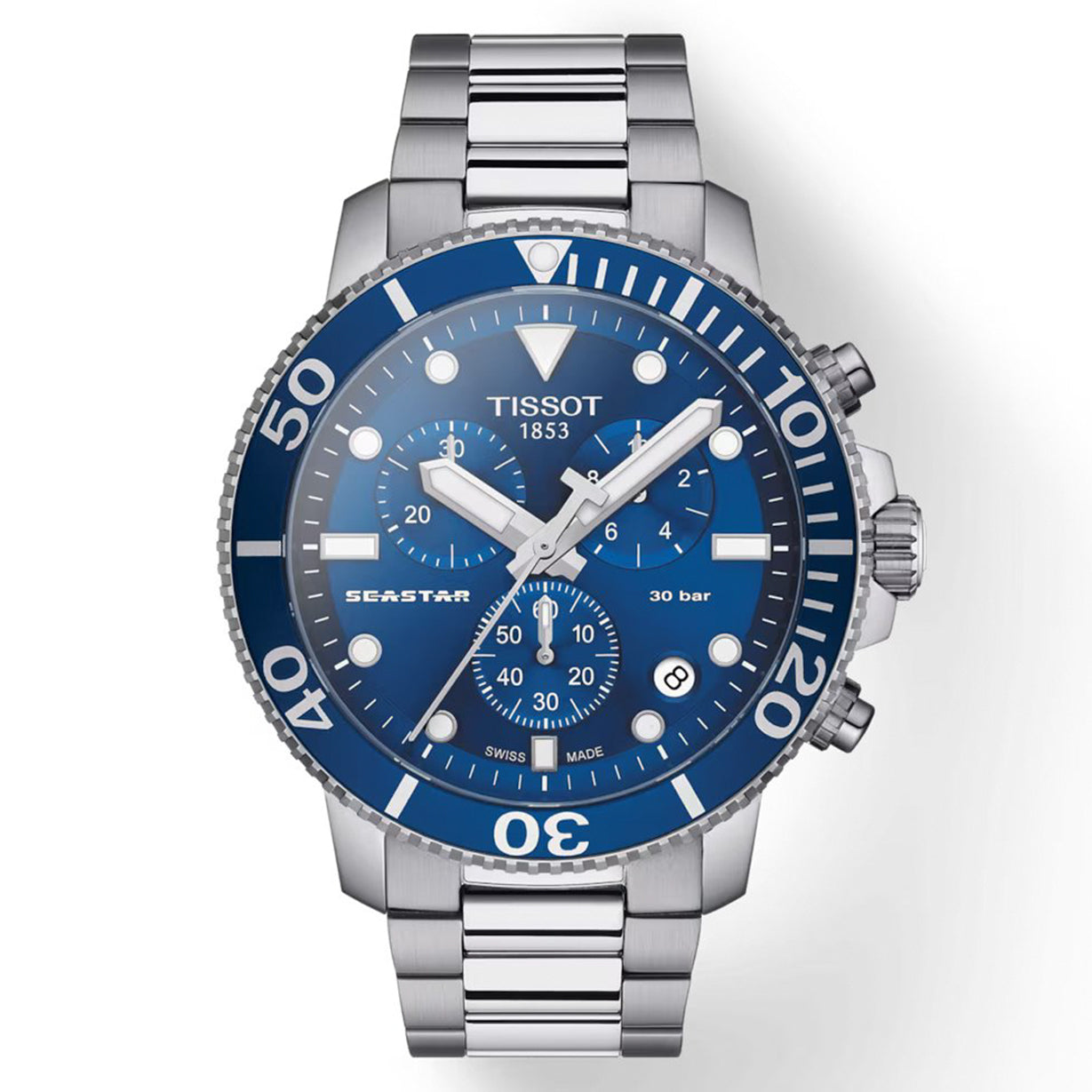 Tissot T-Sport Blue Dial Men 45.5mm