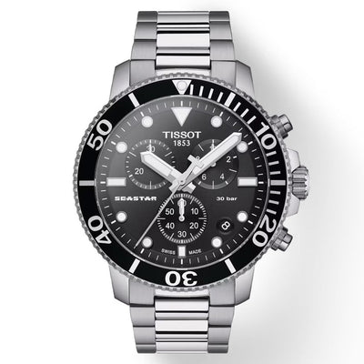 Tissot T-Sport Black Dial Men 45.5mm