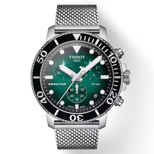 Tissot T-Sport Black & Green Dial Men 45.5mm