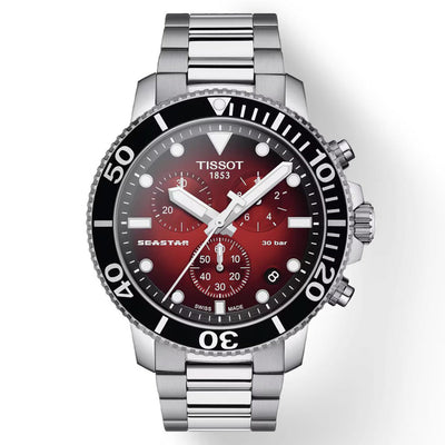 Tissot T-Sport Red & Black Dial Men 45.5mm