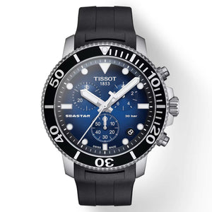 Tissot T-Sport Black & Blue Dial Men 45.5mm T1204171704100