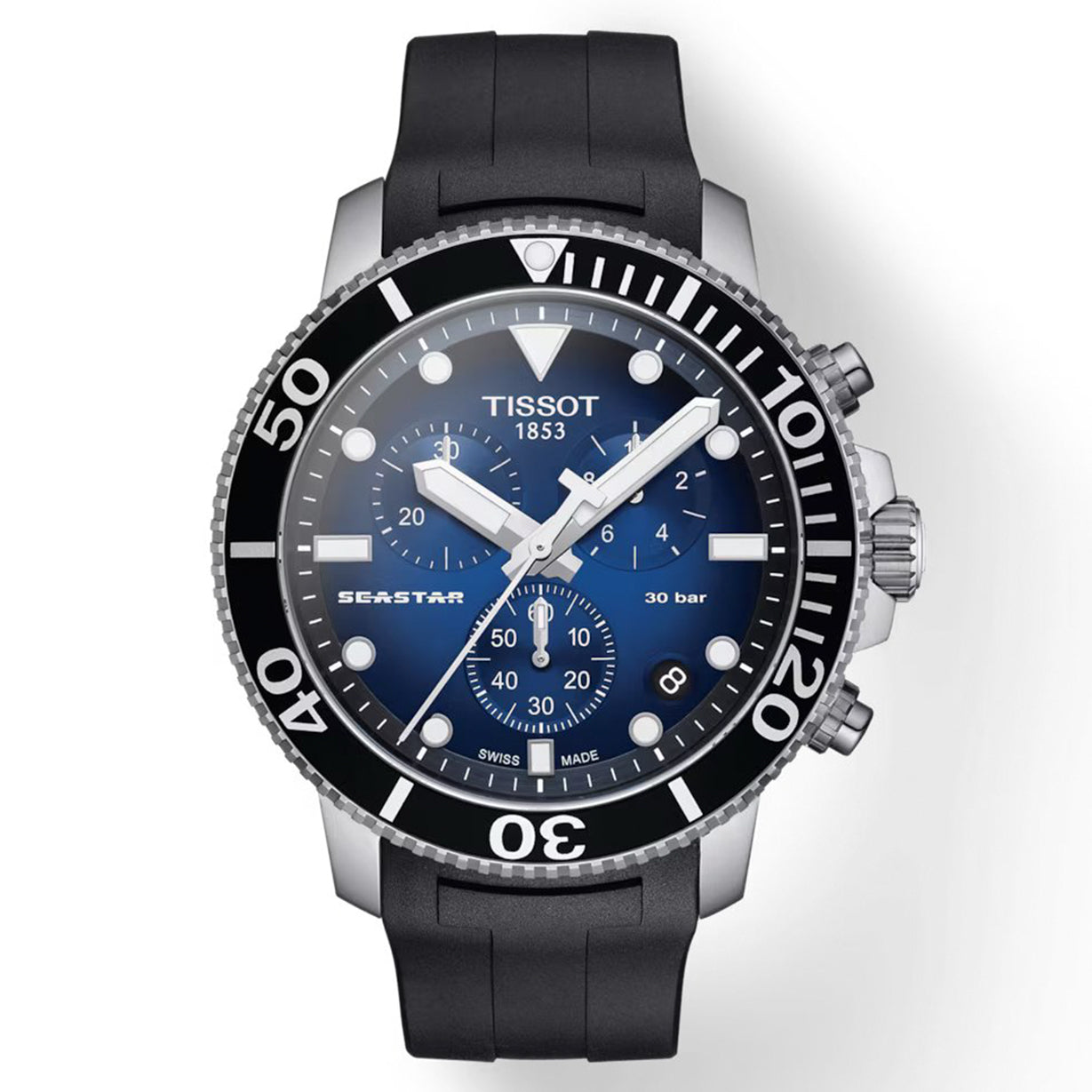 Tissot T-Sport Black & Blue Dial Men 45.5mm T1204171704100