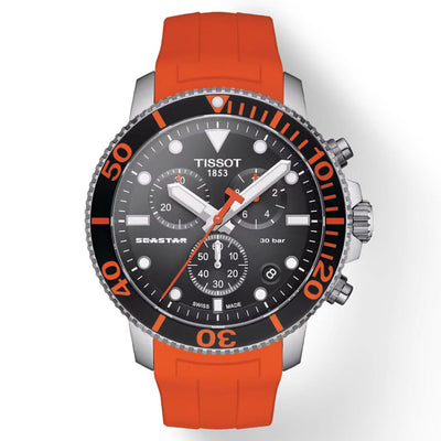 Tissot T-Sport Black Dial Men 45.5mm
