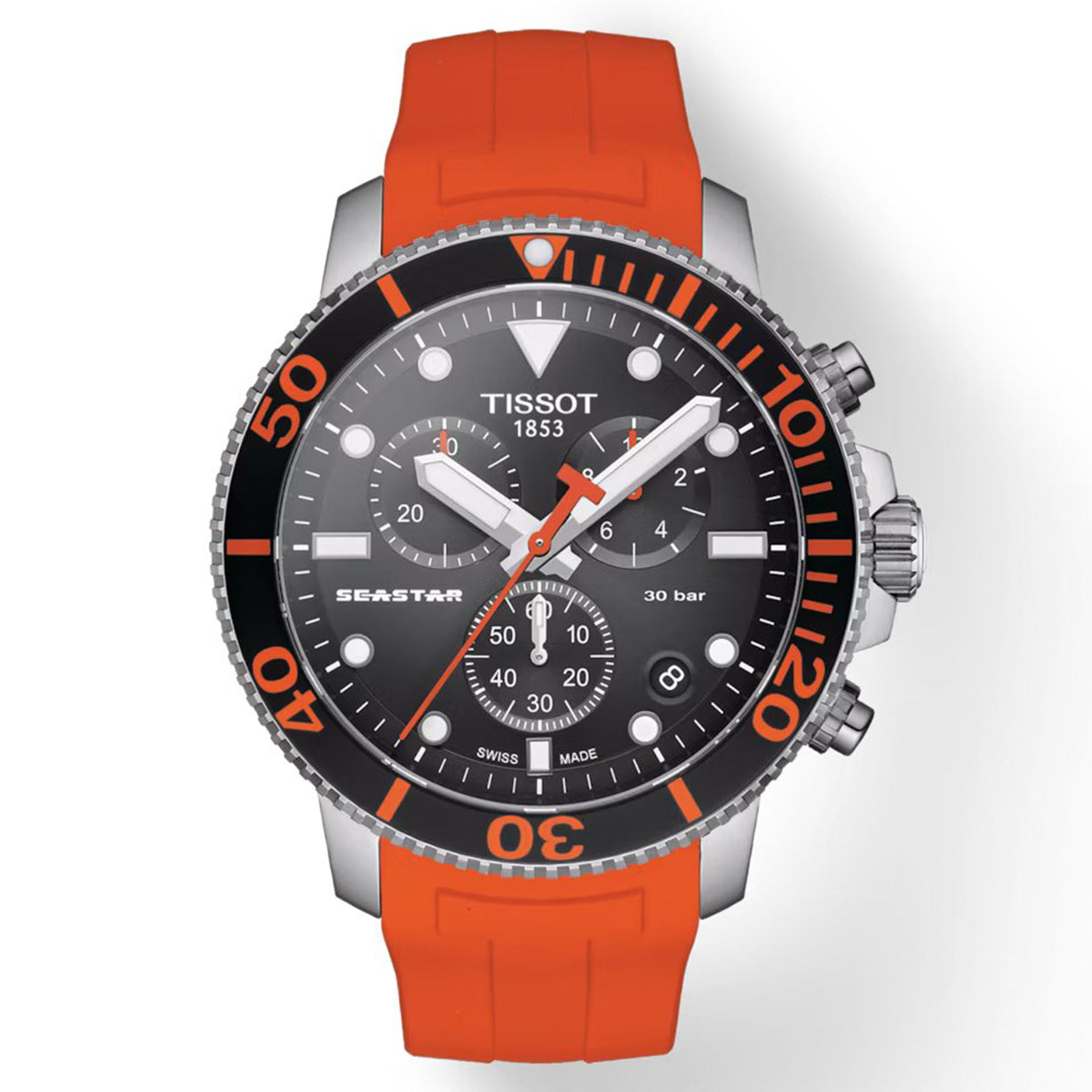 Tissot T-Sport Black Dial Men 45.5mm