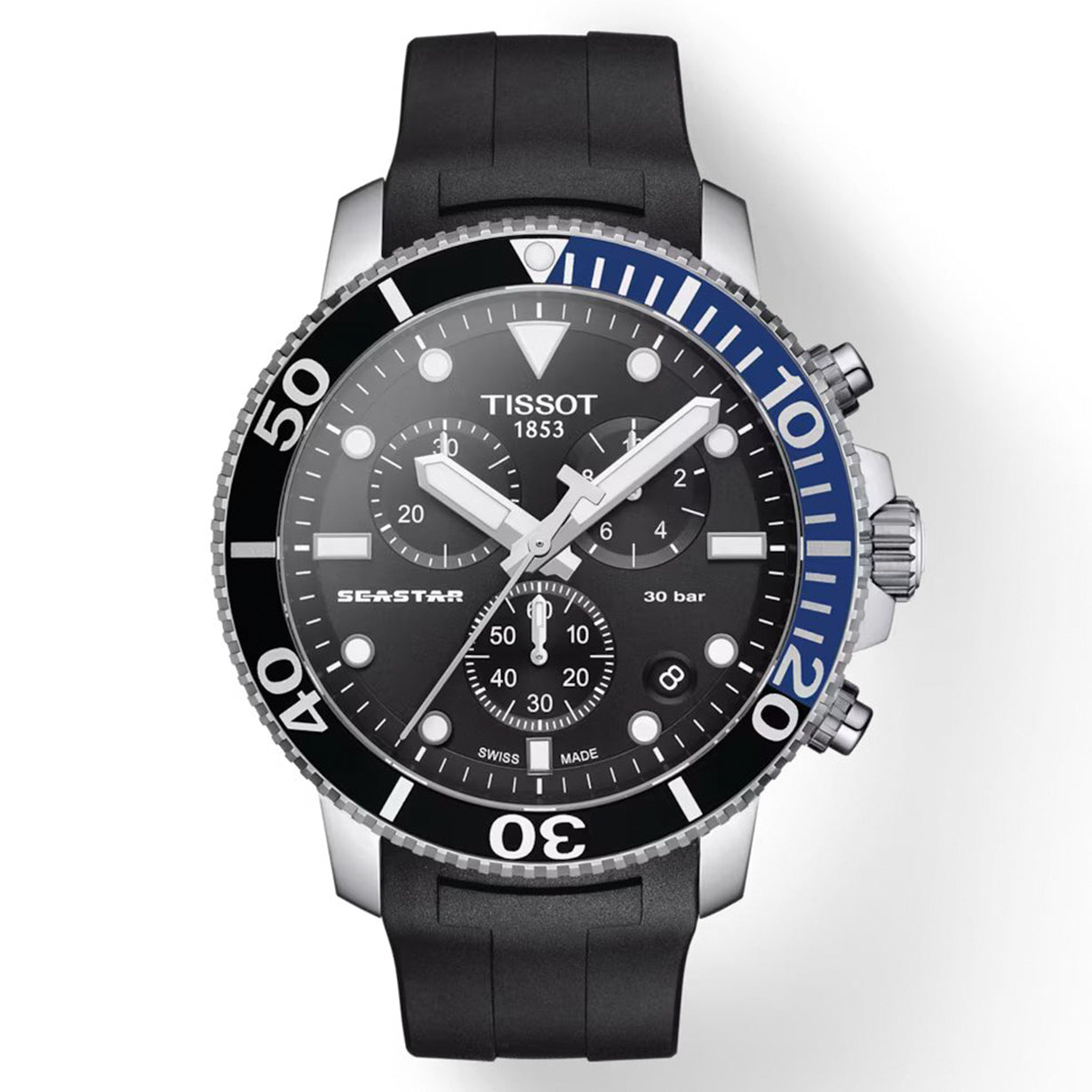 Tissot T-Sport Black Dial Men 45.5mm