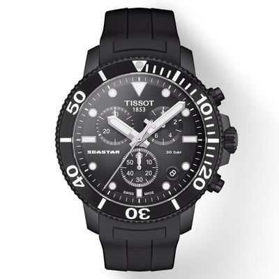 Tissot T-Sport Black Dial Men 45.5mm