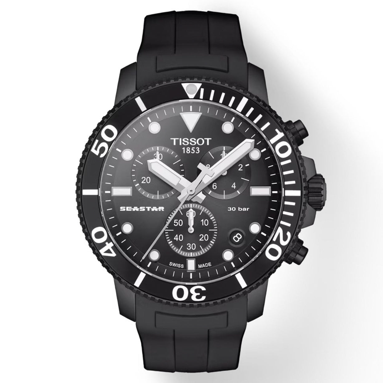 Tissot T-Sport Black Dial Men 45.5mm