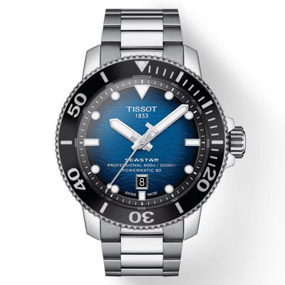 Tissot T-Sport Black & Blue Dial Men 46mm