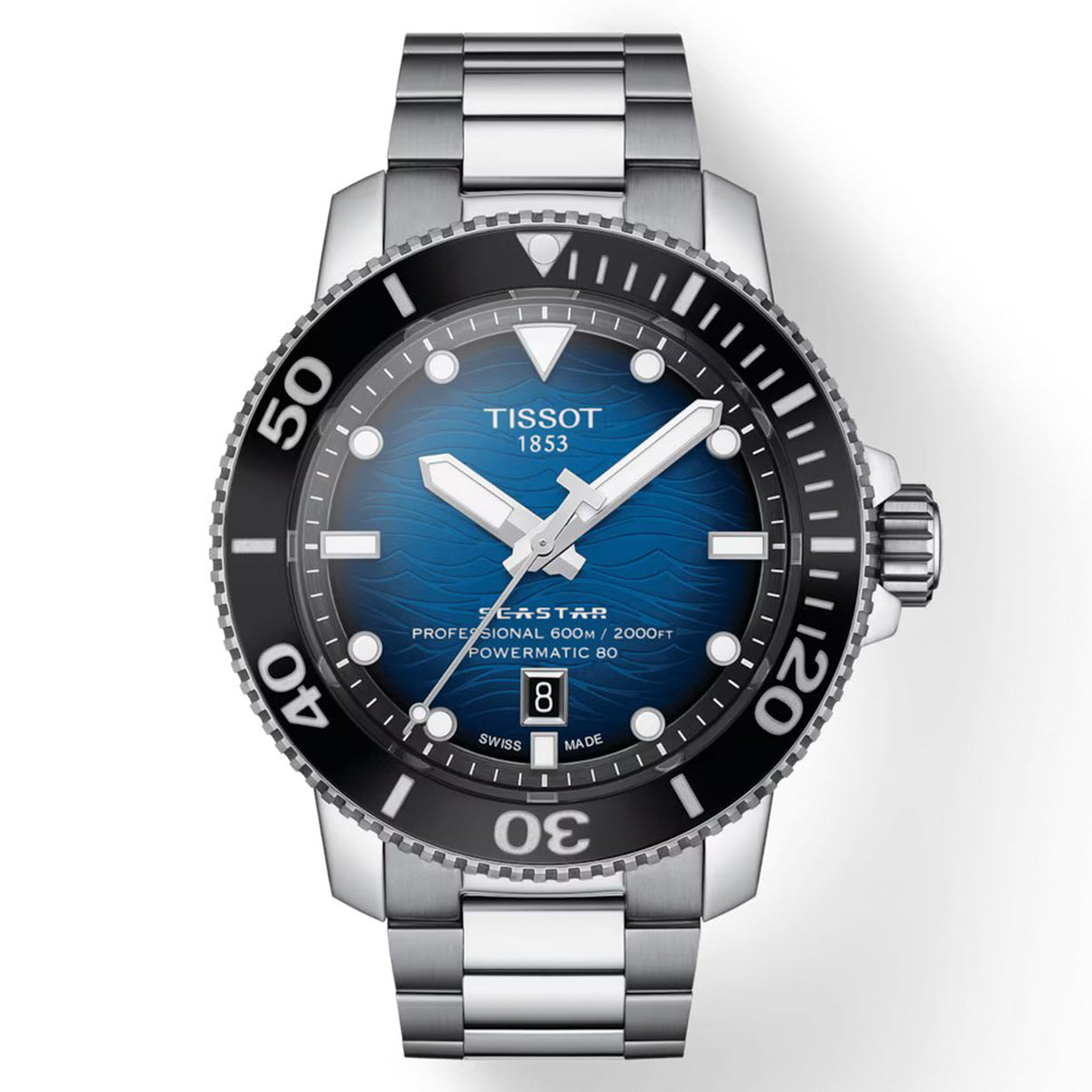 Tissot T-Sport Black & Blue Dial Men 46mm
