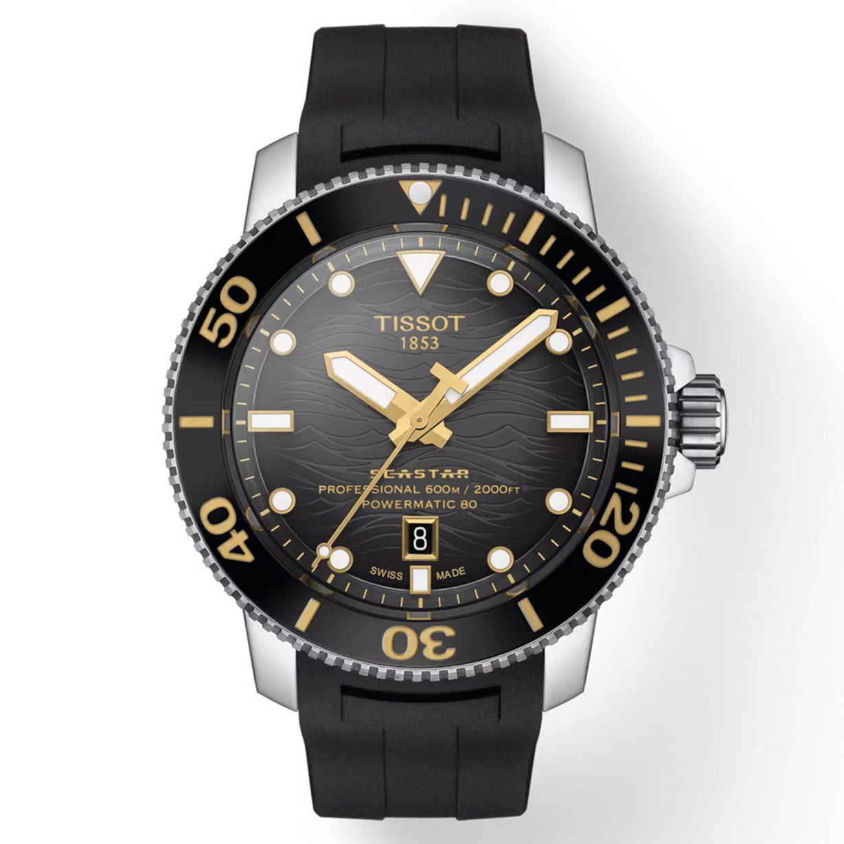 Tissot T-Sport Graded Grey & Black Dial Men 46mm