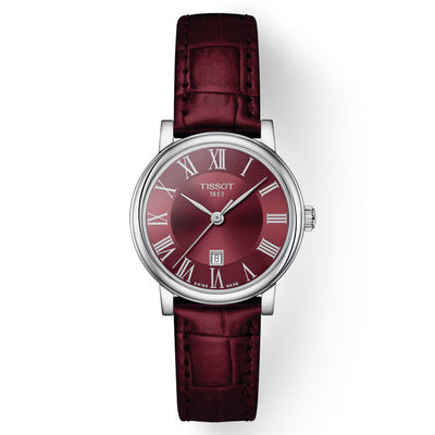 Tissot T-Classic Bordeaux Dial Women 30mm