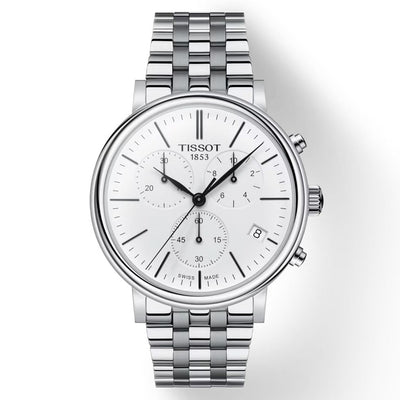 Tissot T-Classic White Dial Men 41mm