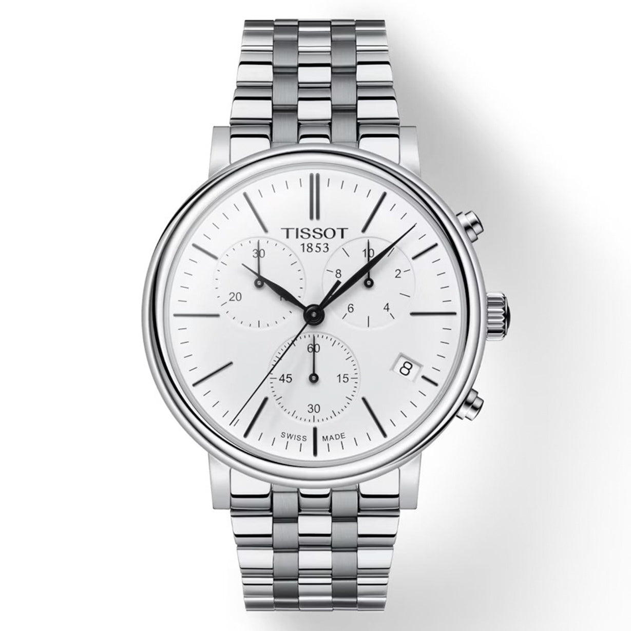 Tissot T-Classic White Dial Men 41mm