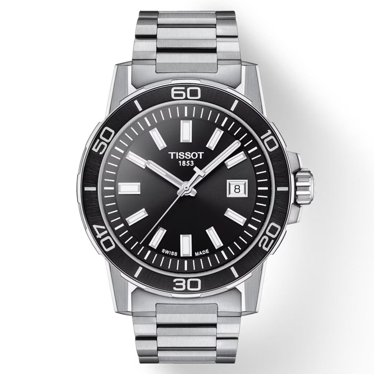 Tissot T-Sport Black Dial Men 44mm