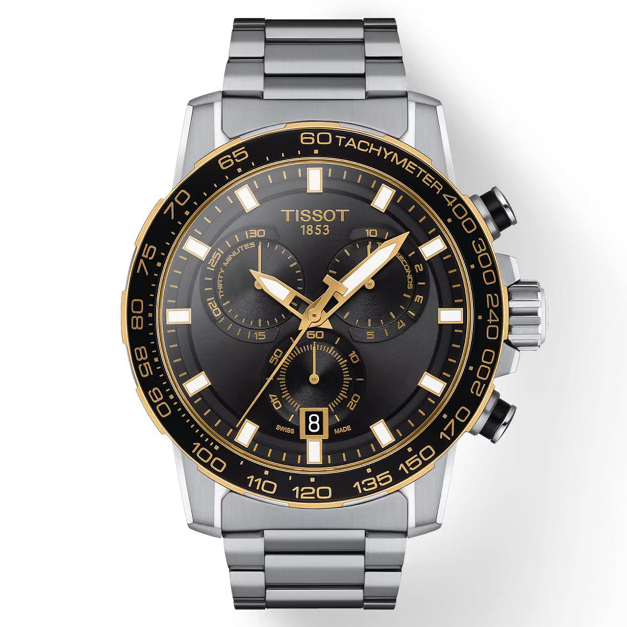 Tissot T-Sport Black Dial Men 45.5mm